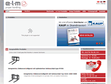 Tablet Screenshot of de.e-l-m.com